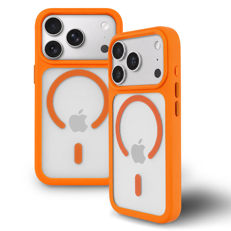 MagSafe対応 iPhone17 ケース 半透明 マット 手触り 指紋防止 耐衝撃 シンプル 高級感 おしゃれ