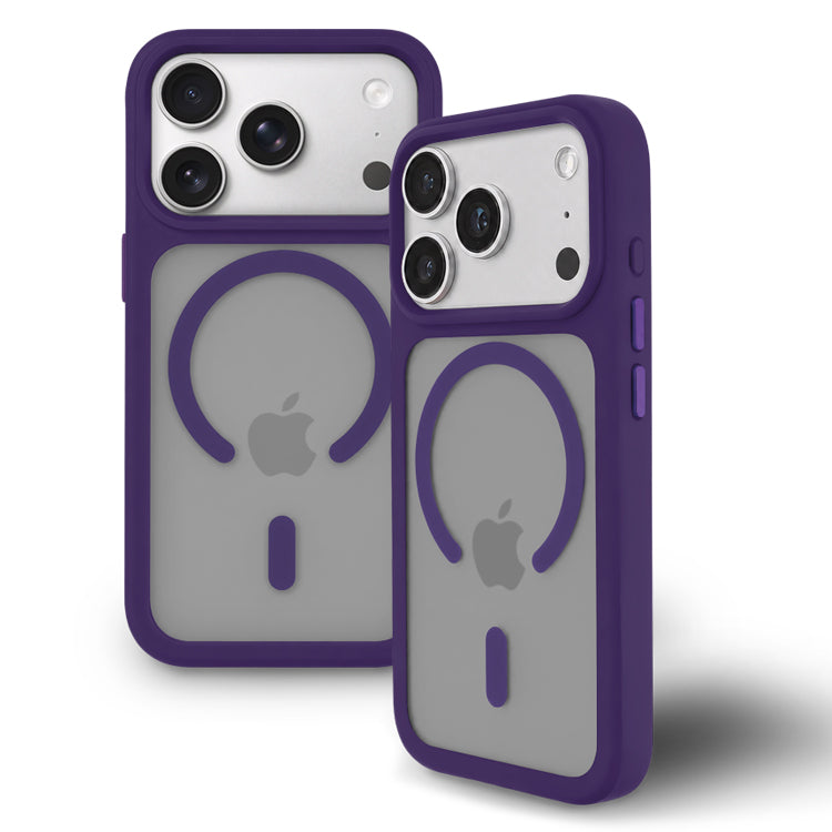 MagSafe対応 iPhone17 ケース 半透明 マット 手触り 指紋防止 耐衝撃 シンプル 高級感 おしゃれ