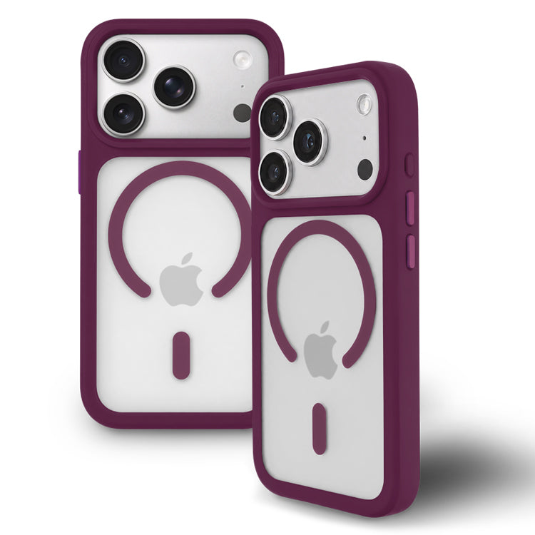 MagSafe対応 iPhone17 ケース 半透明 マット 手触り 指紋防止 耐衝撃 シンプル 高級感 おしゃれ