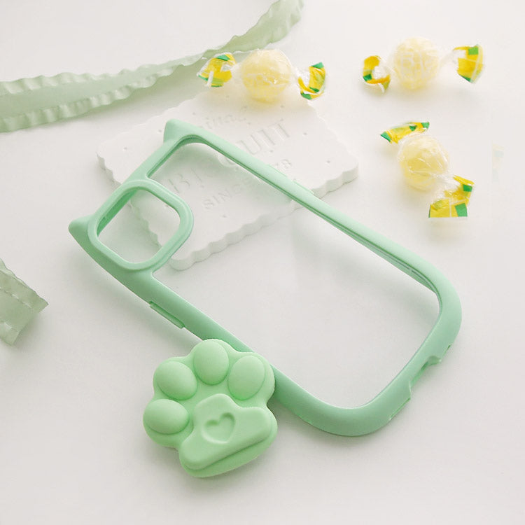 【ショルダーストラッププレゼント】ネコミミつきiPhoneケース[iPhone15/14シリーズ]