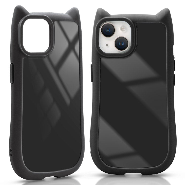 【ショルダーストラッププレゼント】ネコミミつきiPhoneケース[iPhone15/14シリーズ]