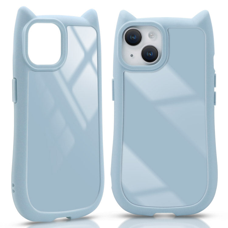 【ショルダーストラッププレゼント】ネコミミつきiPhoneケース[iPhone15/14シリーズ]