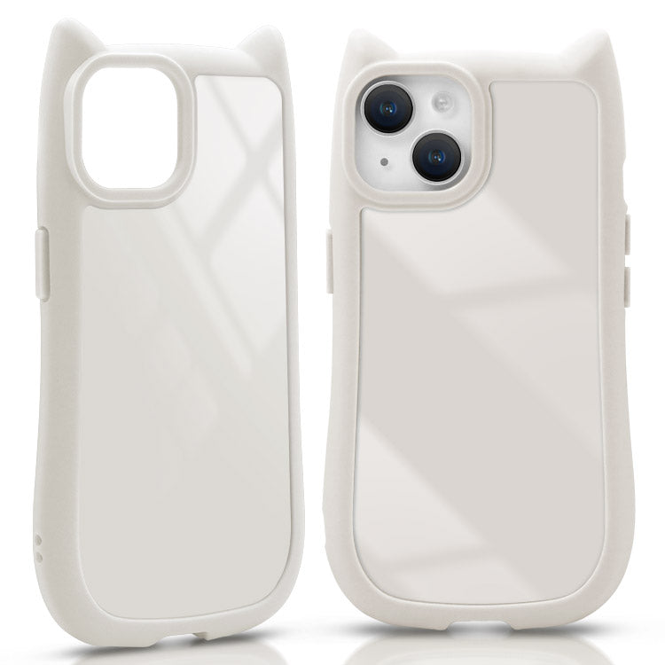 ネコミミつきiPhoneケース[iPhone16シリーズ]