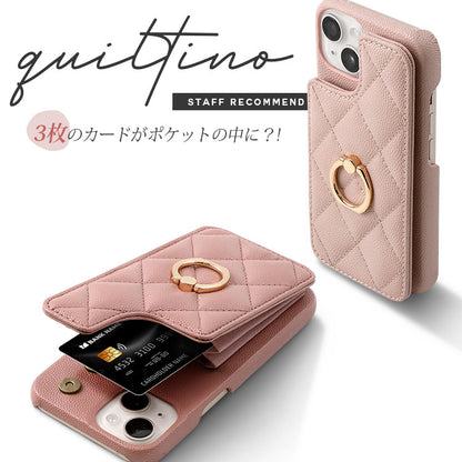 キルティングショルダーiPhoneケース[iPhone14/13/12/11/SEシリーズ]