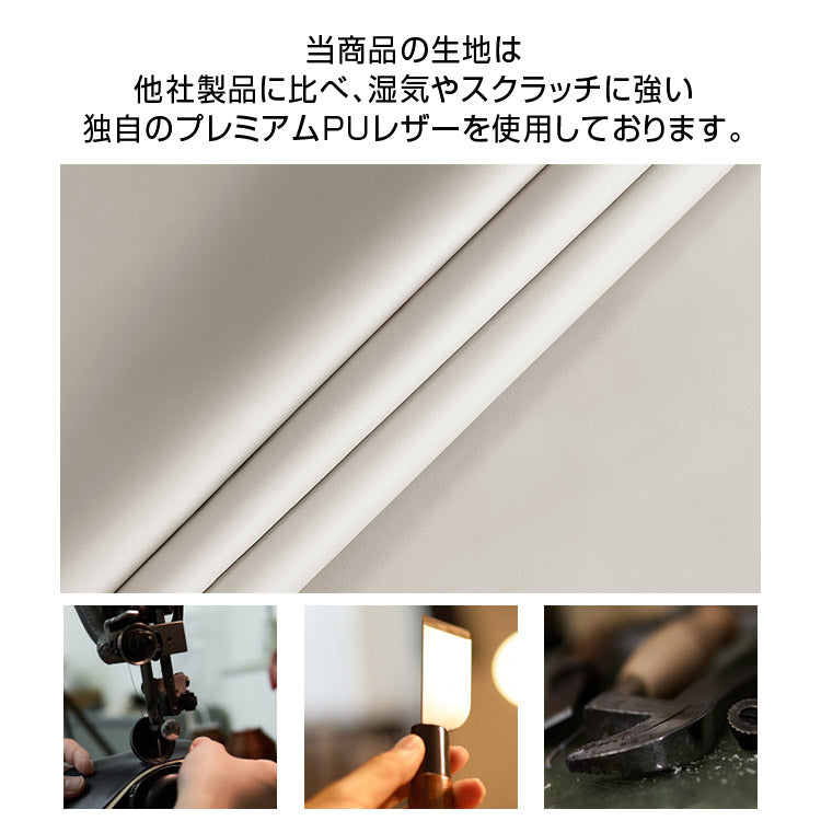 【ショルダーストラッププレゼント】ゴールドライン｜シンプルエレガンス プレミアム PUレザー iPhoneケース[iPhone12/11/SEシリーズ]