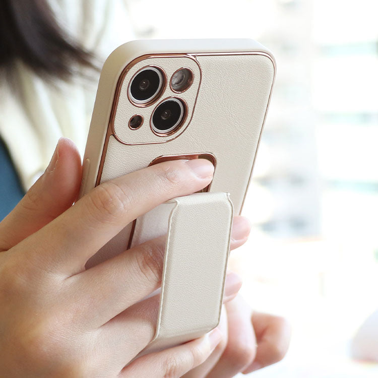 【ショルダーストラッププレゼント】落下防止ベルト付きiPhoneケース[iPhone16/15シリーズ]
