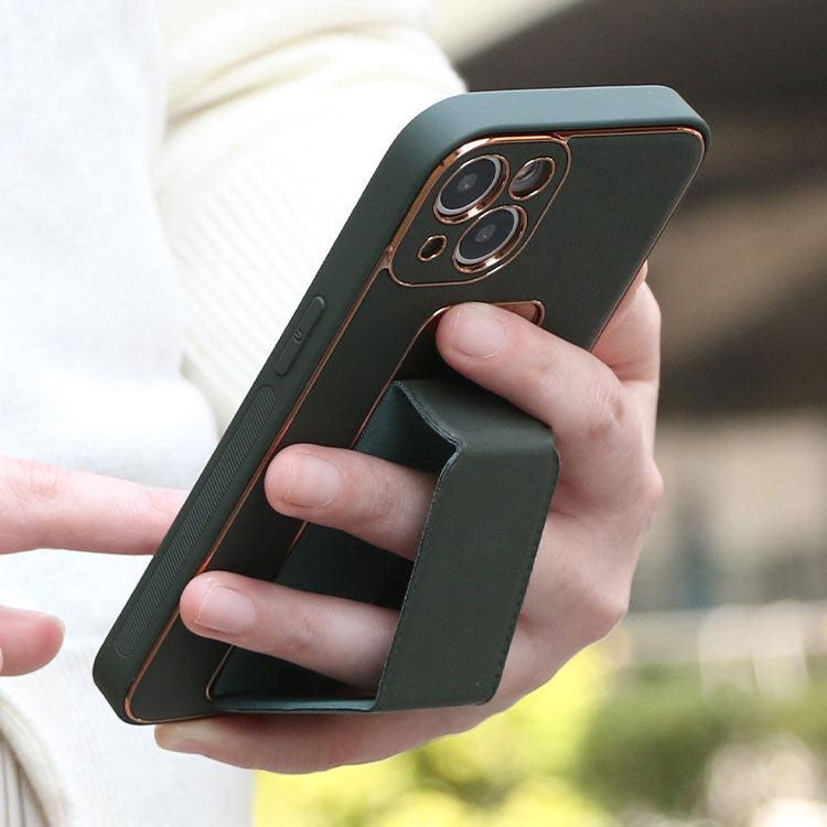 【ショルダーストラッププレゼント】落下防止ベルト付きiPhoneケース[iPhone16/15シリーズ]