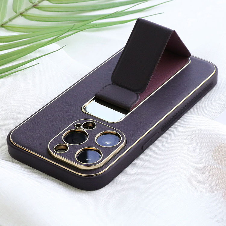 【ショルダーストラッププレゼント】落下防止ベルト付きiPhoneケース[iPhone14/13/12/SEシリーズ]