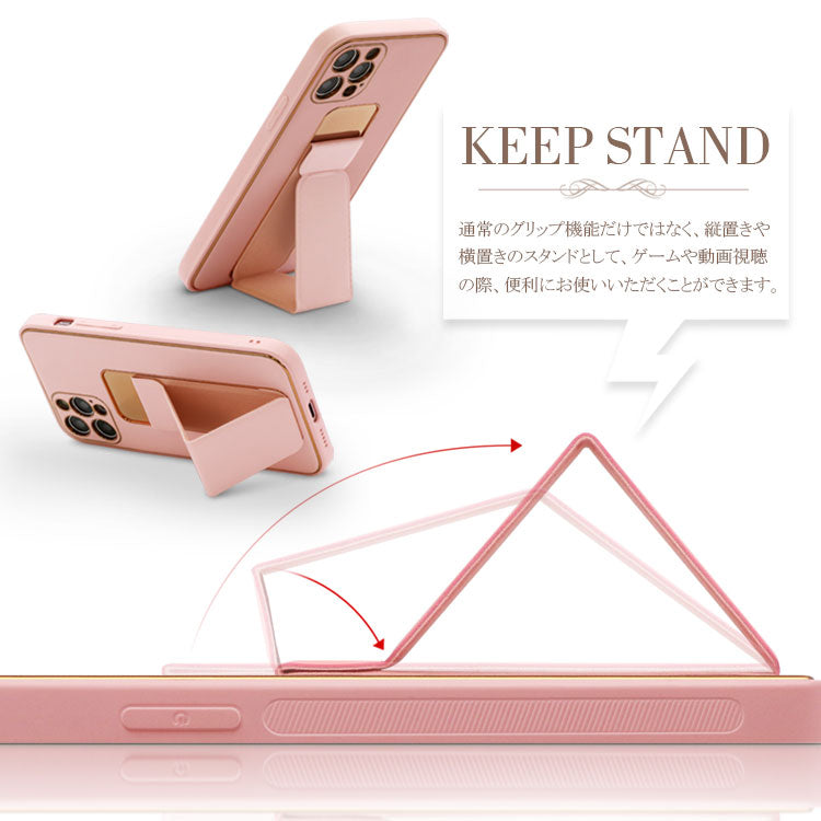 【ショルダーストラッププレゼント】落下防止ベルト付きiPhoneケース[iPhone16/15シリーズ]