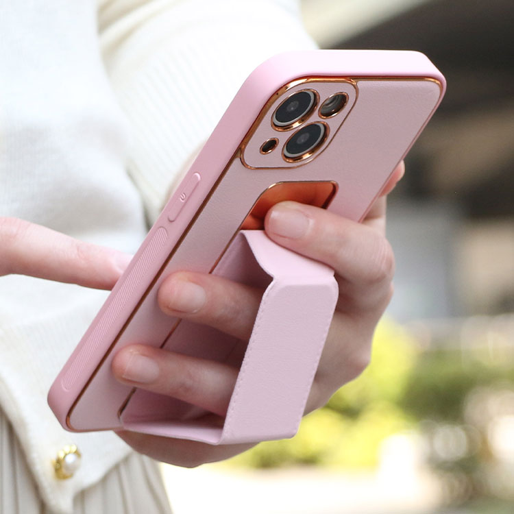 【ショルダーストラッププレゼント】落下防止ベルト付きiPhoneケース[iPhone16/15シリーズ]
