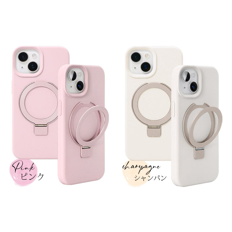 【ショルダーストラッププレゼント】MagSafe対応リキッドシリコンiPhoneケース