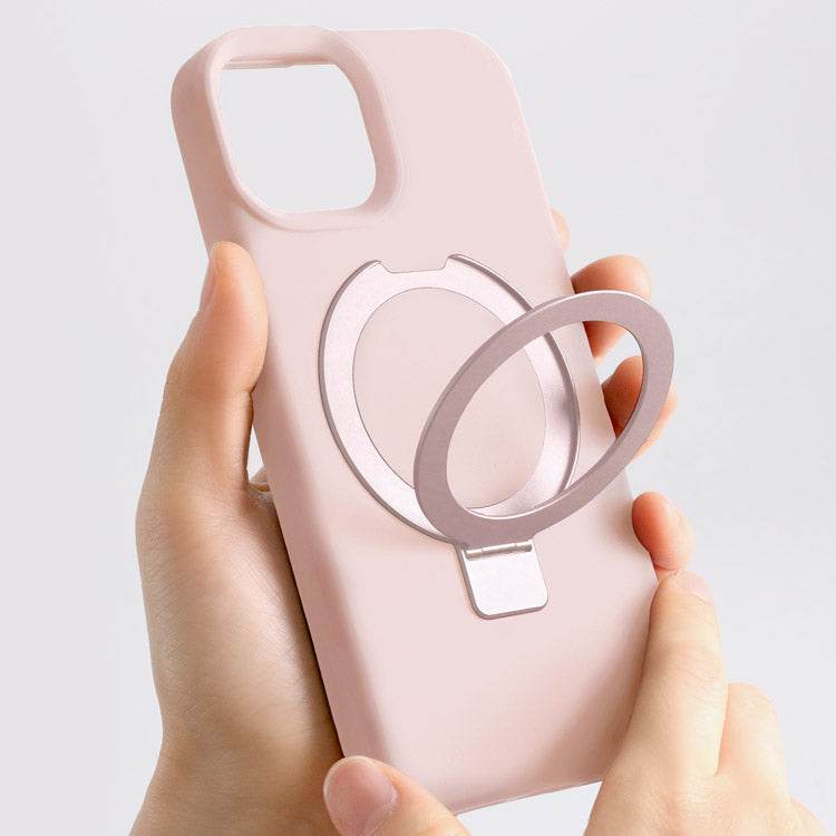 【ショルダーストラッププレゼント】MagSafe対応リキッドシリコンiPhoneケース