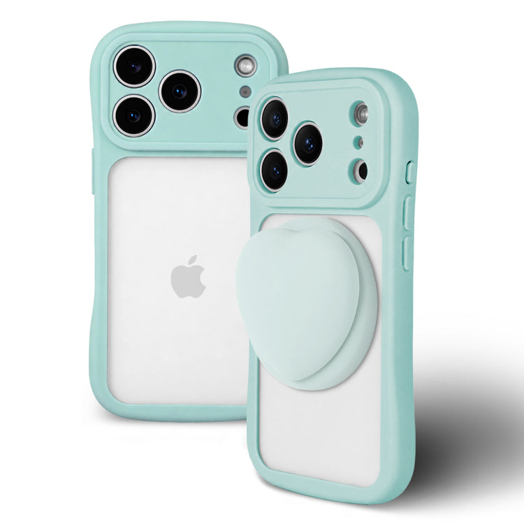 【MagSafeグリップセット】背面クリア バンパーケース パステルカラー iPhoneケース