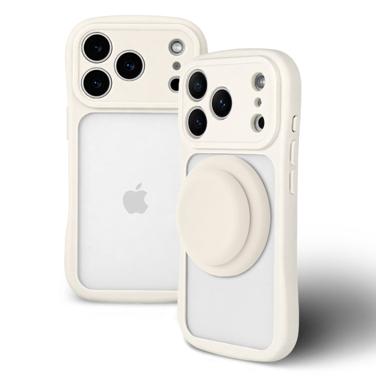 【MagSafeグリップセット】背面クリア バンパーケース パステルカラー iPhoneケース