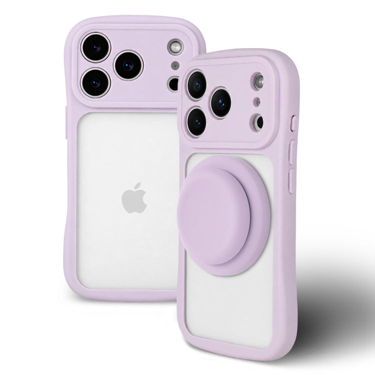 【MagSafeグリップセット】背面クリア バンパーケース パステルカラー iPhoneケース