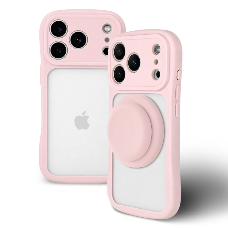【MagSafeグリップセット】背面クリア バンパーケース パステルカラー iPhoneケース