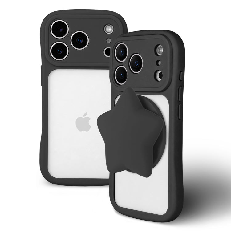 【MagSafeグリップセット】背面クリア バンパーケース パステルカラー iPhoneケース