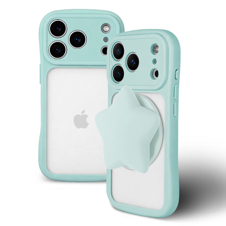 【MagSafeグリップセット】背面クリア バンパーケース パステルカラー iPhoneケース