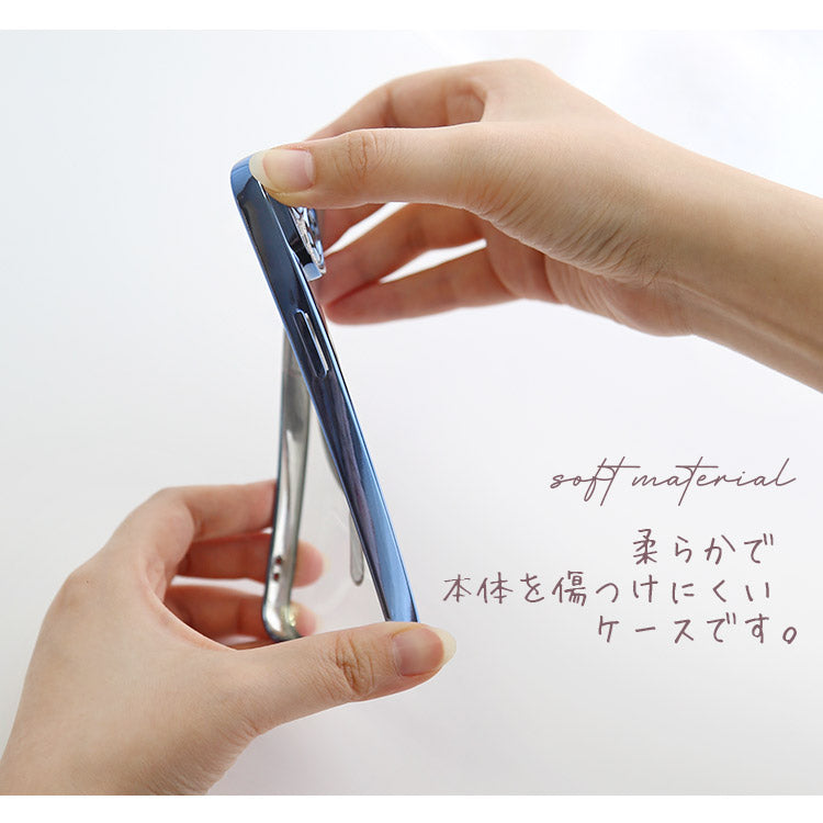 【ショルダーストラッププレゼント】MagSafe対応 ｜レジンタイプのきらめくリング付きiPhoneケース