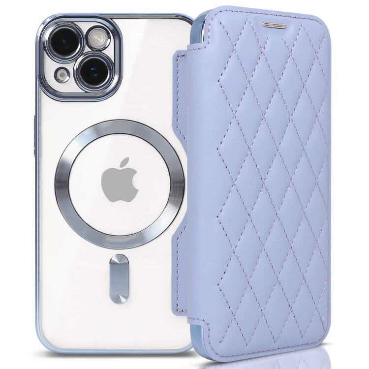 MagSafe対応手帳型キルティングiPhoneケース