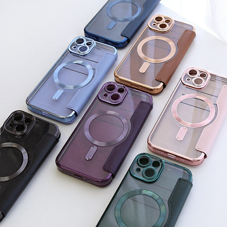 MagSafe対応手帳型キルティングiPhoneケース