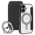 Magsafe対応手帳型iPhoneケース｜Magsafe対応クリアリング付きセット