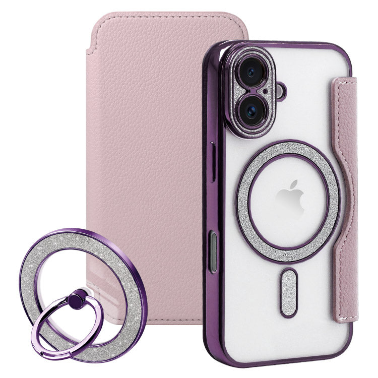 Magsafe対応手帳型iPhoneケース｜Magsafe対応クリアリング付きセット
